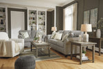 Alandari Gray Fabric Loveseat