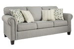 Alandari Gray Fabric Sofa (Oversized)