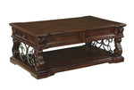 Alymere Rustic Brown Lift-Top Coffee Table