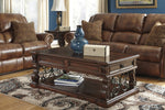 Alymere Rustic Brown Lift-Top Coffee Table