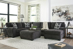 Ballinasloe 3-Pc Smoke RAF Sectional (Oversized)