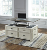 Bolanburg Two-Tone Wood Lift-Top Coffee Table