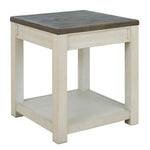 Bolanburg Weathered Oak/Antique White Wood End Table