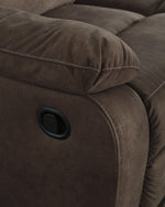 Bolzano Coffee Manual Recliner Loveseat