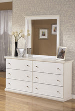 Bostwick Shoals 6-Pc White Wood Queen Bedroom Set