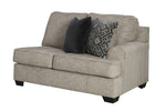 Bovarian 2-Pc Stone Chenille Sectional with LAF Sofa (Oversized)