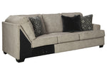 Bovarian 2-Pc Stone Chenille Sectional with RAF Sofa (Oversized)