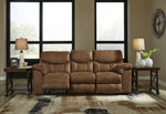 Boxberg Bark Faux Leather Manual Recliner Sofa (Oversized)