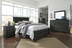 Brinxton Black Wood 7-Drawer Dresser