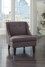 Clarinda Gray Fabric Accent Chair