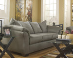 Darcy Cobblestone Fabric Sofa (Oversized)