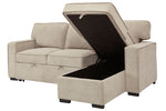 Darton 2-Pc RAF Sectional with Pop-Up Bed