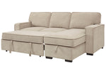 Darton 2-Pc RAF Sectional with Pop-Up Bed