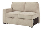 Darton 2-Pc RAF Sectional with Pop-Up Bed