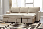 Darton 2-Pc RAF Sectional with Pop-Up Bed