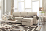 Darton 2-Pc RAF Sectional with Pop-Up Bed