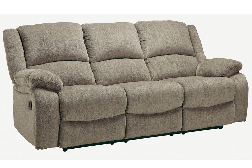 Draycoll Pewter Manual Recliner Sofa