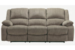 Draycoll Pewter Manual Recliner Sofa