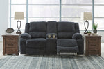 Draycoll Slate Manual Recliner Loveseat