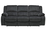 Draycoll Slate Manual Recliner Sofa