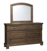 Flynnter Medium Brown 7-Drawer Dresser