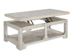 Fregine Whitewash Wood Lift-Top Coffee Table