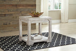 Fregine Whitewash Wood End Table