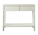 Goverton White Wood Console Sofa Table