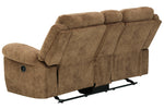 Huddle-Up Nutmeg Manual Recliner Loveseat