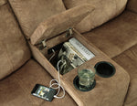 Huddle-Up Nutmeg Manual Recliner Loveseat