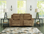 Huddle-Up Nutmeg Manual Recliner Loveseat