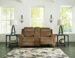 Huddle-Up Nutmeg Manual Recliner Loveseat