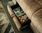 Huddle-Up Nutmeg Manual Recliner Sofa