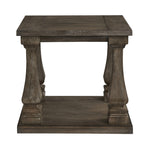 Johnelle Gray Wood End Table