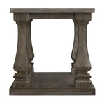 Johnelle Gray Wood End Table