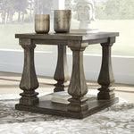 Johnelle Gray Wood End Table