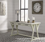 Jonileene Gray/White Wood Home Office Large Desk