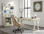 Jonileene Gray/White Wood Home Office Large Desk