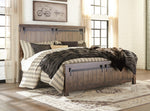 Lakeleigh Brown Wood King Panel Bed