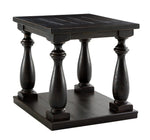 Mallacar Black Wood End Table