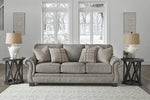 Olsberg Steel Suede-Like Fabric Sofa (Oversized)