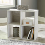 Paxberry Whitewash Wood 4-Cube Organizer