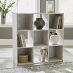 Paxberry Whitewash Wood 9-Cube Organizer