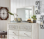 Paxberry Whitewash Wood Dresser Mirror