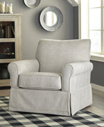 Searcy Quartz Swivel Glider Accent Chair