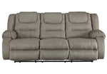 Segburg Cobblestone Fabric Manual Recliner Sofa