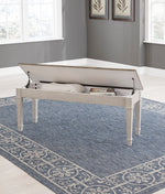 Skempton Light Brown/White Dining Bench