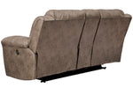 Stoneland Fossil Faux Leather Power Recliner Loveseat