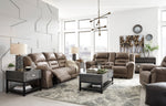 Stoneland Fossil Faux Leather Power Recliner Loveseat