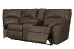 Tambo Canyon Faux Leather Manual Recliner Sectional Sofa (Oversized)